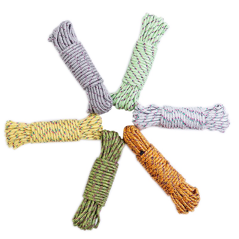 10m dây dù paracord đa năng để dựng lều, mắc võng, căng bạt, căng dây phơi quần áo, đan đồ dùng, trang trí