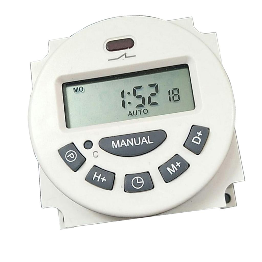 LCD Power Digital Time Switch Weekly Programmable Timer 12V Power Supply