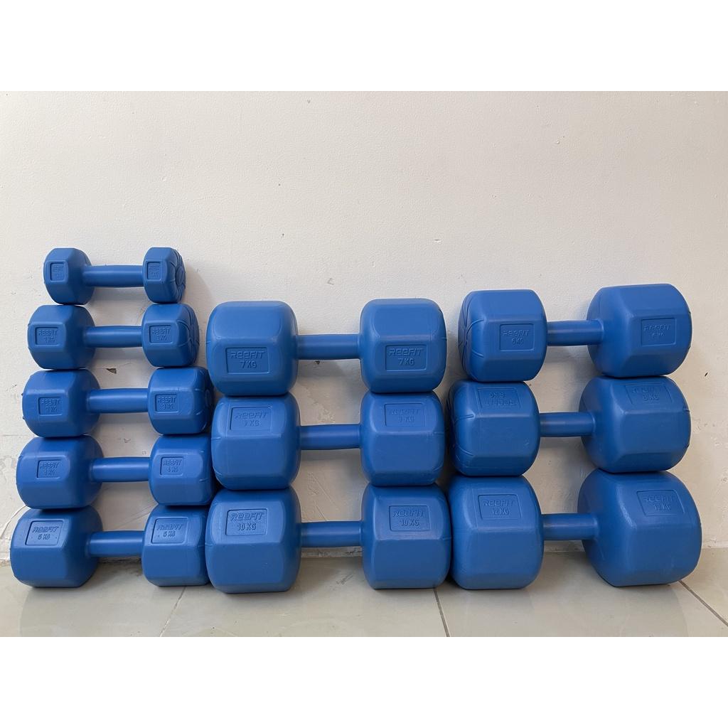 Tạ Nhưa Tập Cơ Tay Tập Gym Tại Nhà Giá Rẻ 9kg, 10kg, 12kg