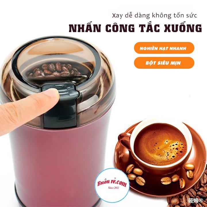 Máy xay hạt khô, xay bột ngũ cốc, gia vị đa năng cao cấp – Máy xay cà phê cầm tay (siêu nhuyễn/ tiện lợi) 01496