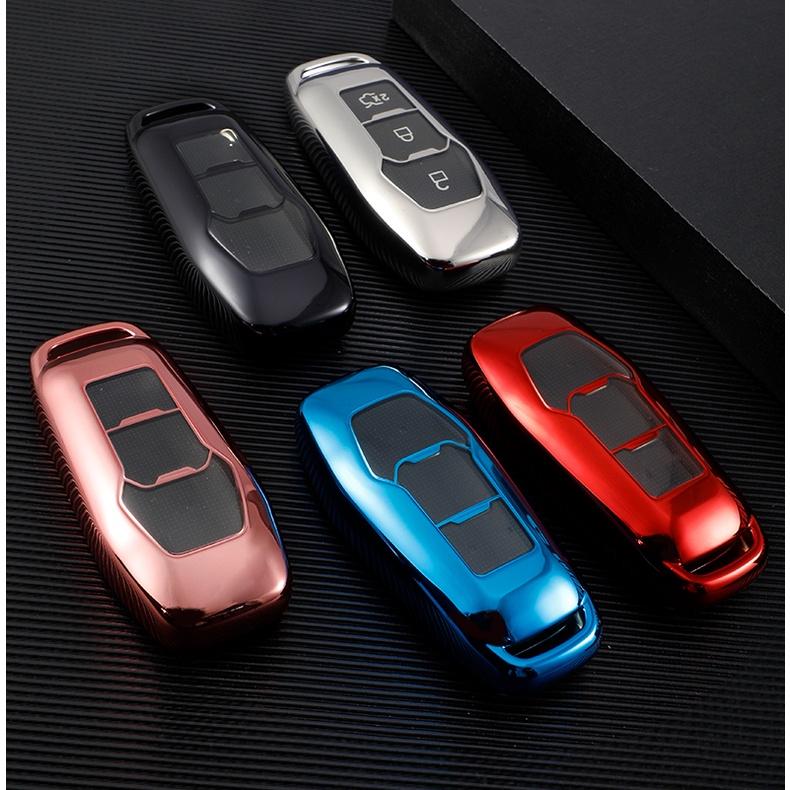 Vỏ bọc chìa khóa điều khiển từ xa bằng TPU cho Ford Mondeo 3 4 5 MK3 MK4 MK5 Focus 3 4 Ranger S C Max Explorer Fiesta
