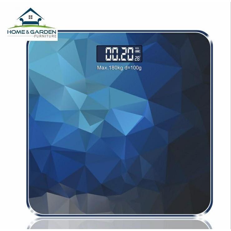 Cân điện tử và đo nhiệt độ môi trường Blue Diamond (max=180kg,+/- 100g) ️️