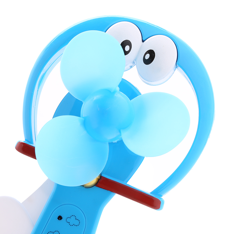 Quạt Cơ Cầm Tay Mini Hình Doreamon