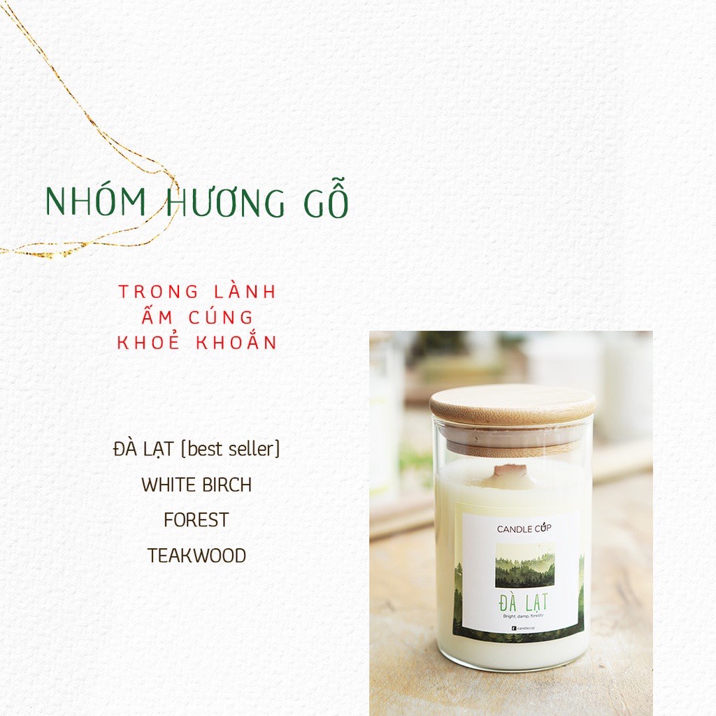 Nến thơm Candle Cup/Agaya - Hương Hoa WHITE TEA