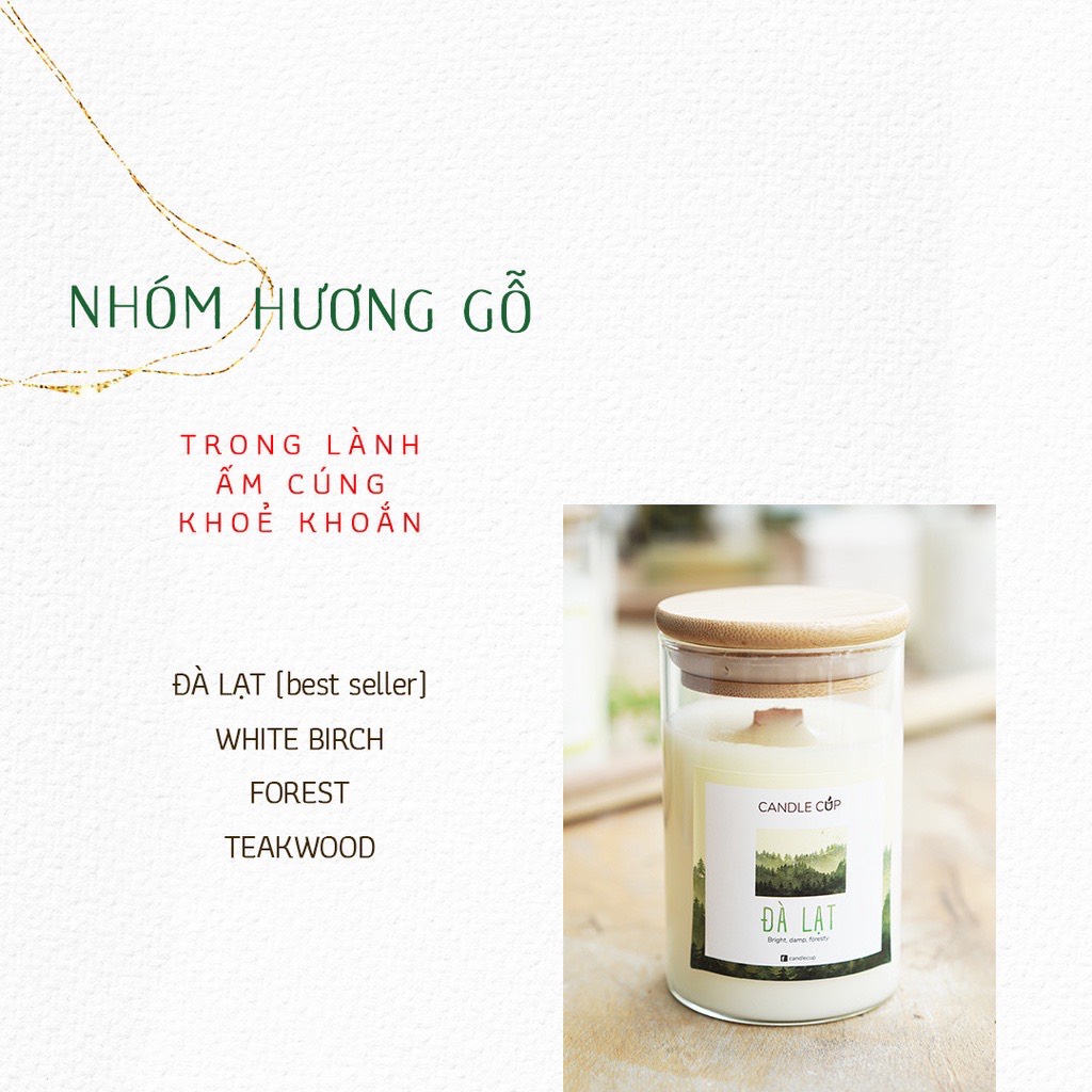 Nến thơm Candle Cup/Agaya - Hương Hoa WHITE TEA