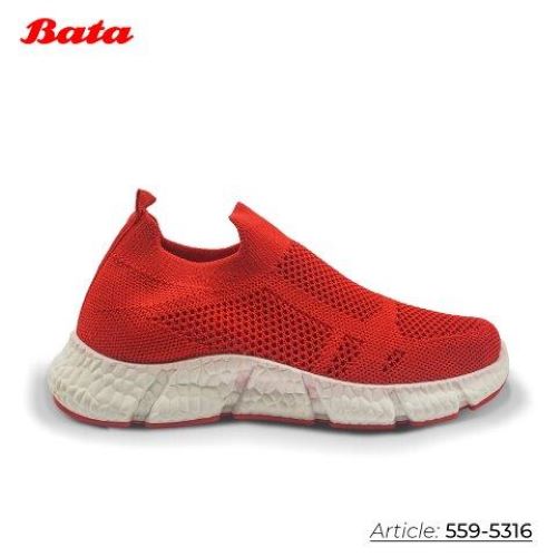 Giày sneaker nữ màu đỏ Thương hiệu Bata 559-5216