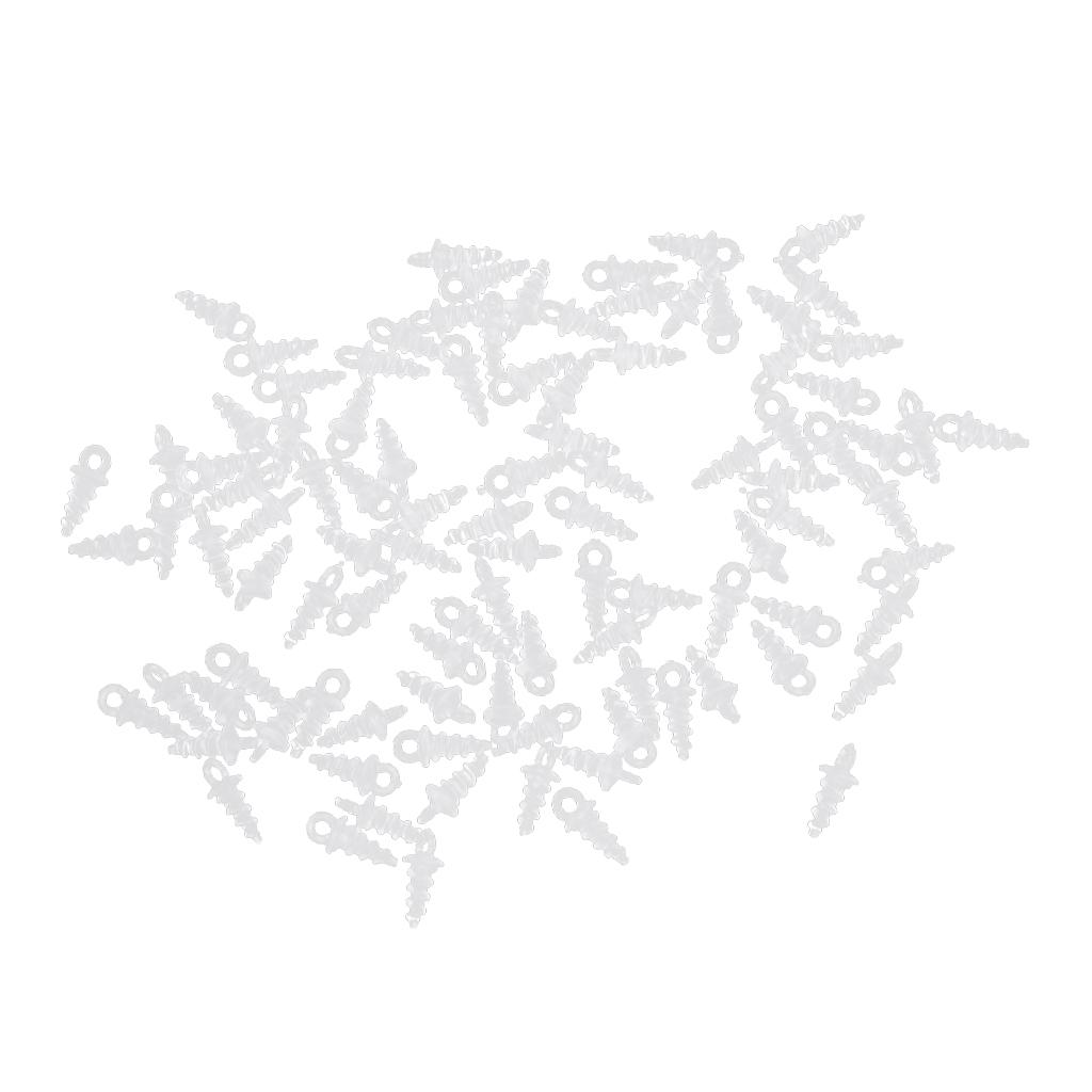 100pcs Bait Screws Pop Up Pegs / Screws Carp Fishing Chod Rigs