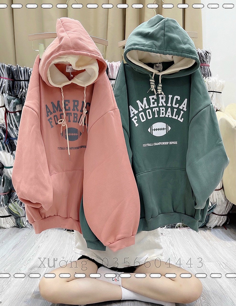 Áo nỉ Hoodie AMERICA