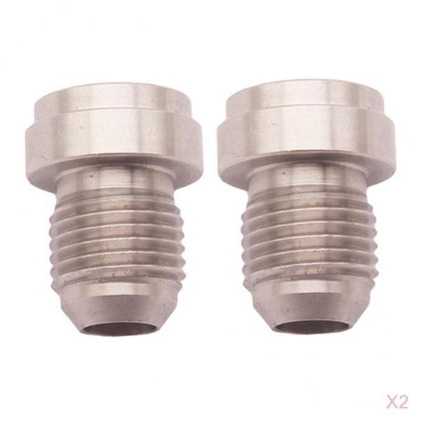 4 PACKS 6AN,  MALE STAINLESS STEEL WELD ON /  FITTING BUNG