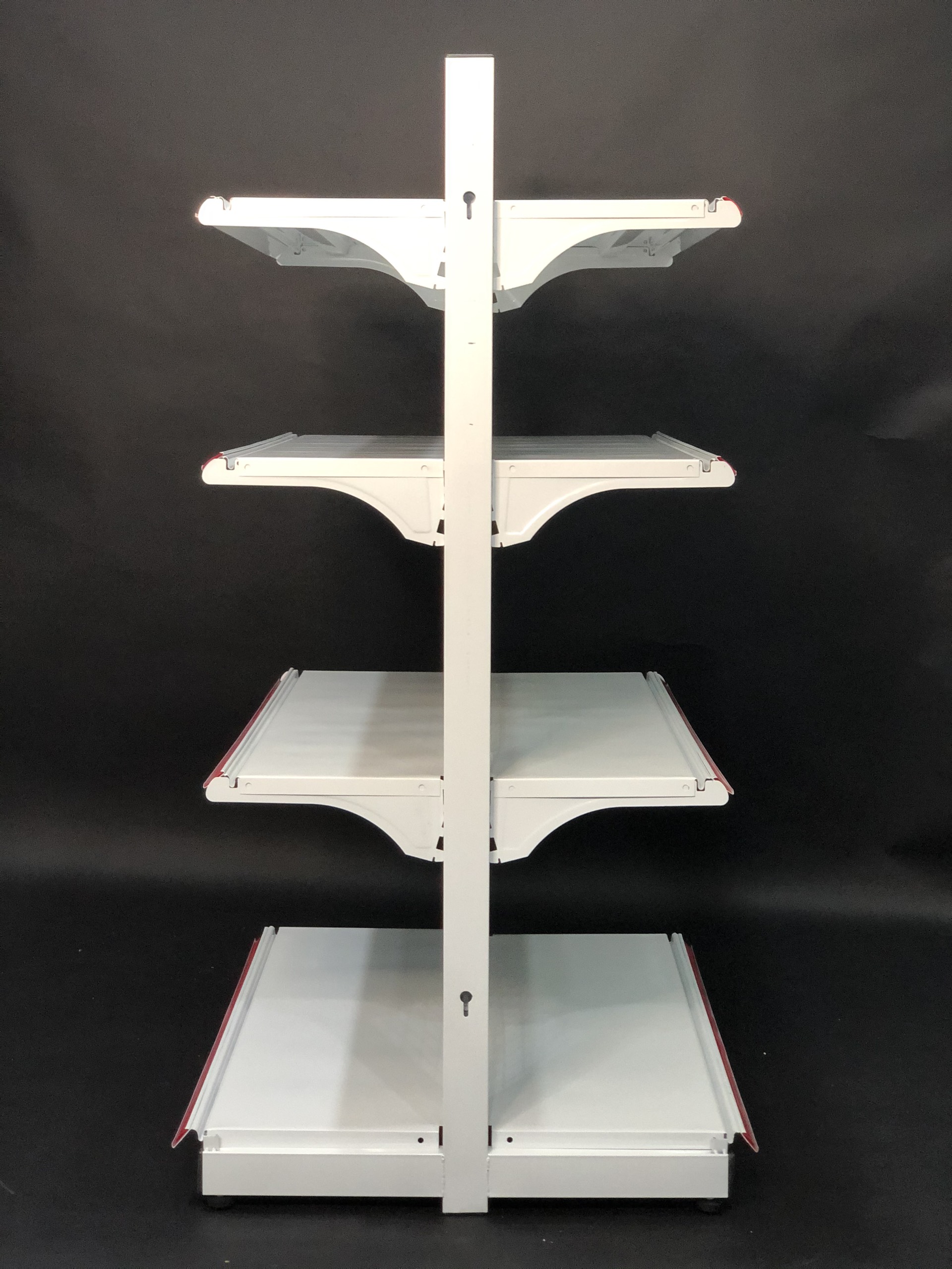 Kệ siêu thị giữa nhà - Dài 90 x Rộng 70 x Cao 150 x 4 tầng x 2 mặt