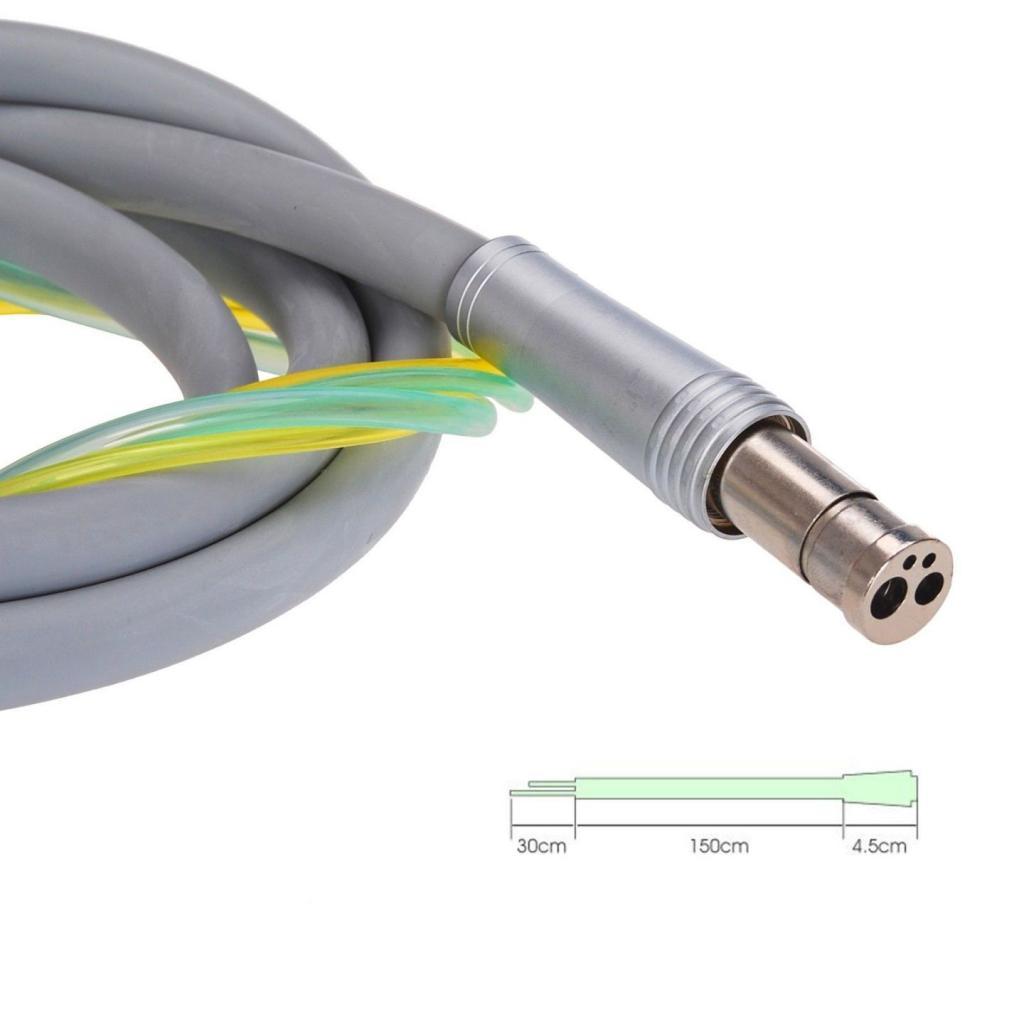 4 Holes Silicone Tubing Hose Tube Connector for Dentist High Speed/Air Turbine Motor Handpiece