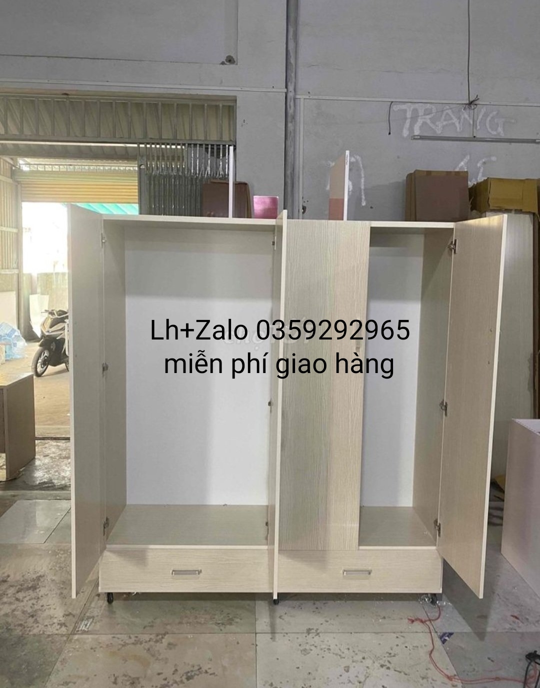 Tủ nhựa đài Loan 4 cánh