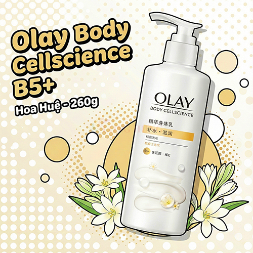 Sữa dưỡng thể dưỡng ẩm Olay Body Cellscience B5+ (260g) - Hàng chính hãng