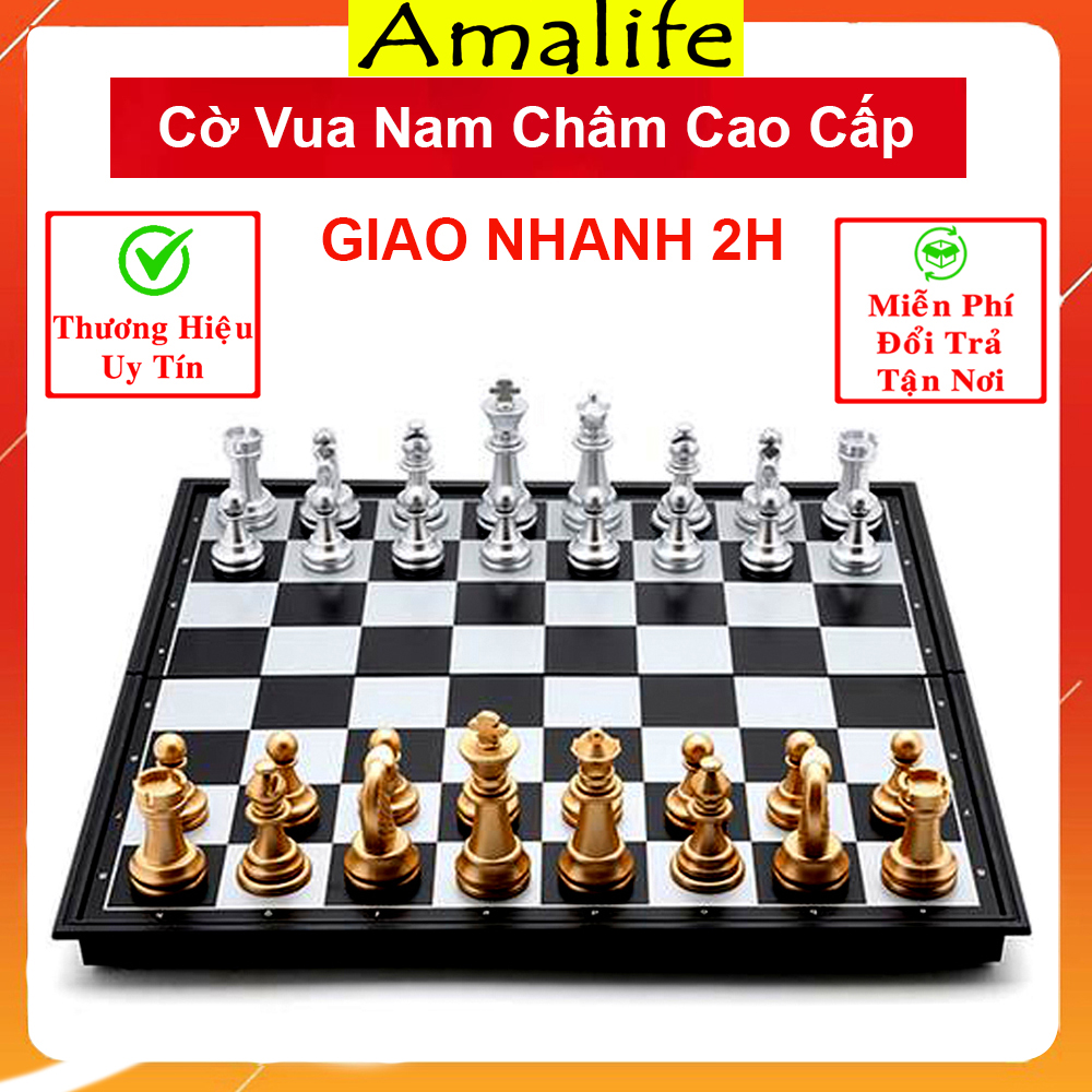 Cờ Vua Nam Châm Cao Cấp 25cm, 32cm, 36cm – Hàng Chính Hãng