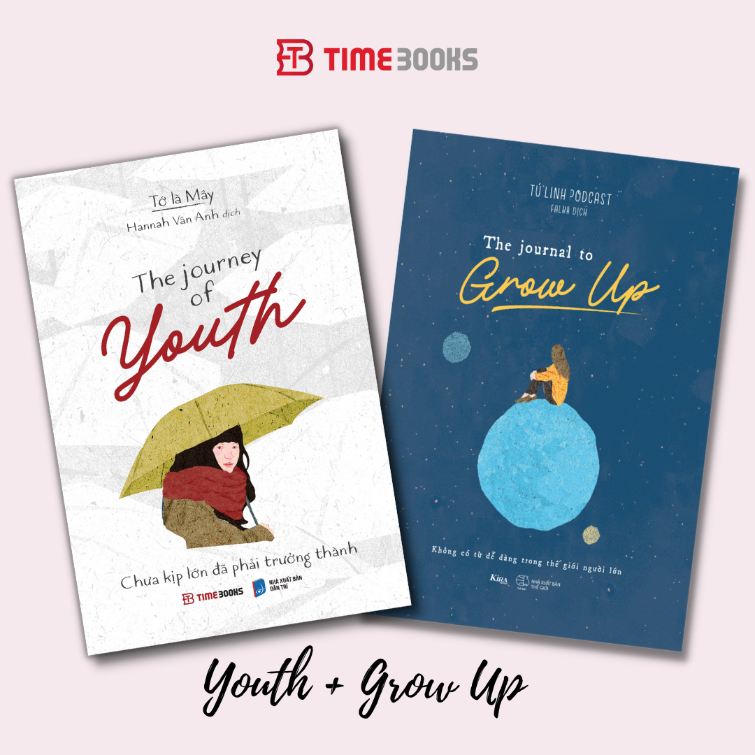 Combo 3c Sách Song Ngữ: The Journey Of Youth + The Journey Into Summer + The Journal To Grow Up (Song ngữ Anh - Việt)