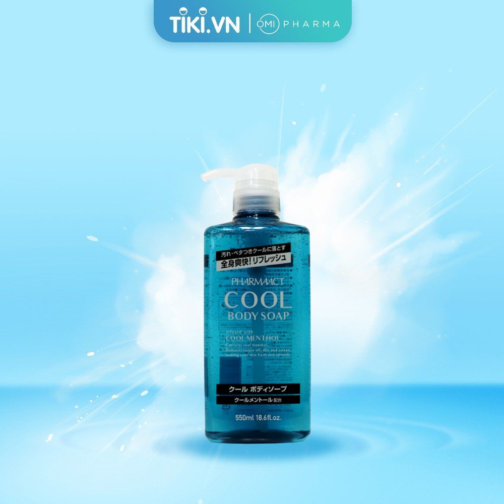 Sữa tắm dành cho nam Pharmaact cool body soap 550ml(New)