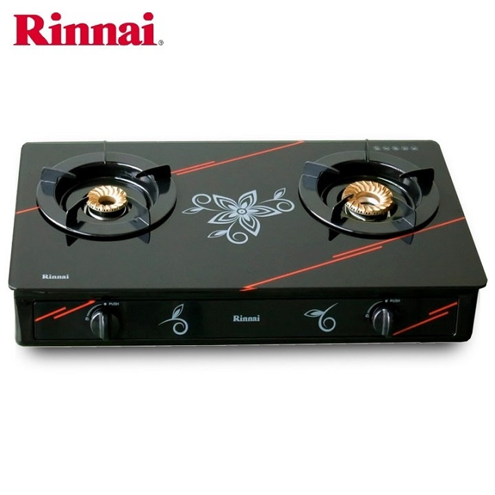 Bếp gas 6 tấc Rinnai RV-3615GL , Chén đồng lửa xanh tiết kiệm gas - Hàng chính hãng