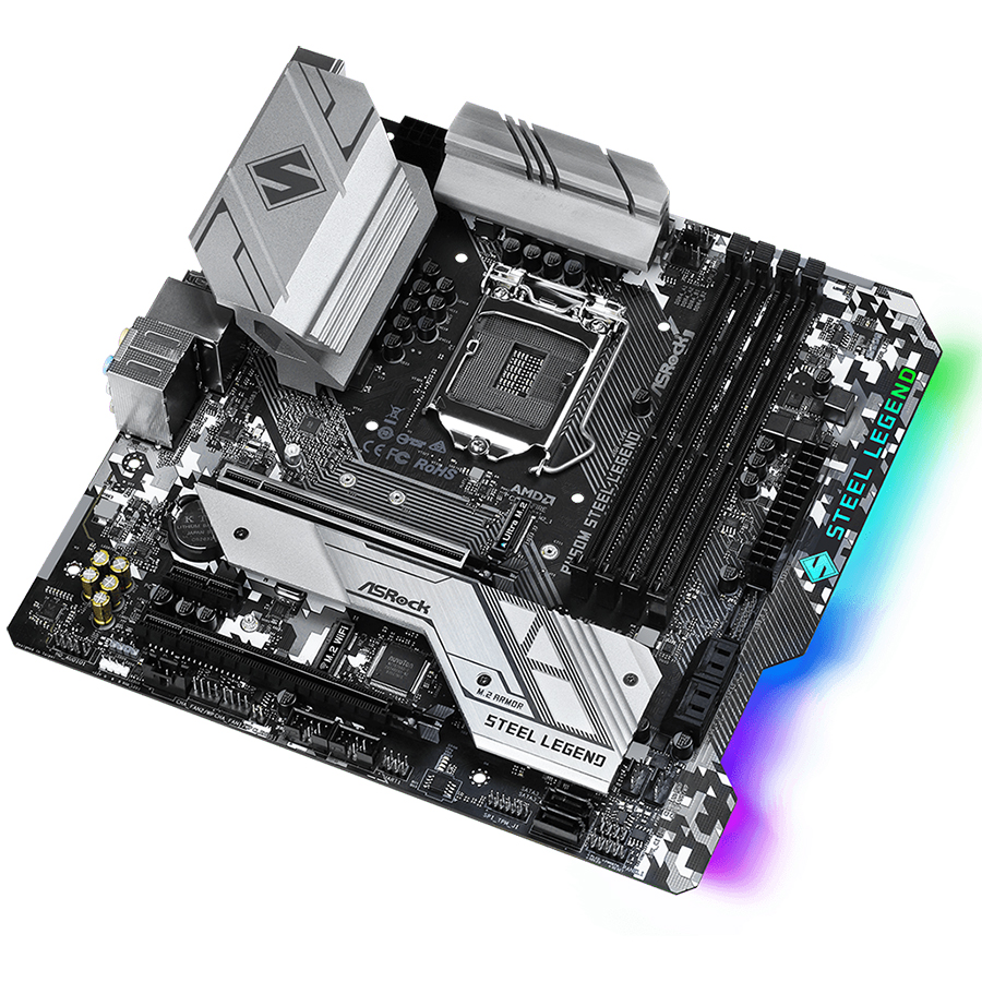 Bo Mạch Chủ Mainboard ASRock B460M Steel Legend - Hàng Chính Hãng