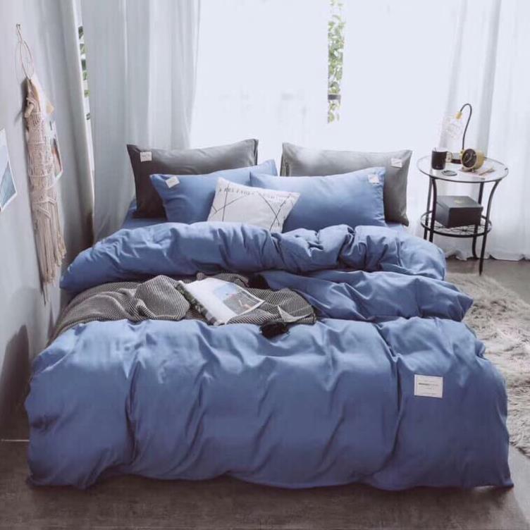 Bộ Chăn Ga Gối Miễn Phí Bo Chun, Chất Liệu Cotton Thoáng Mát, Mềm Mịn
