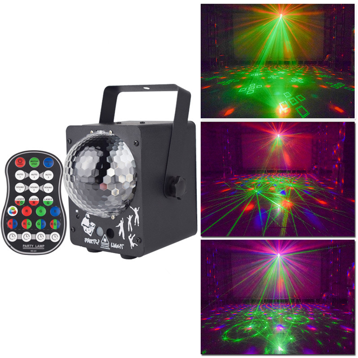 Đèn laser full màu 60 trong 1 đèn led trang trí đám cưới sân khấu vũ trường phòng karaoke