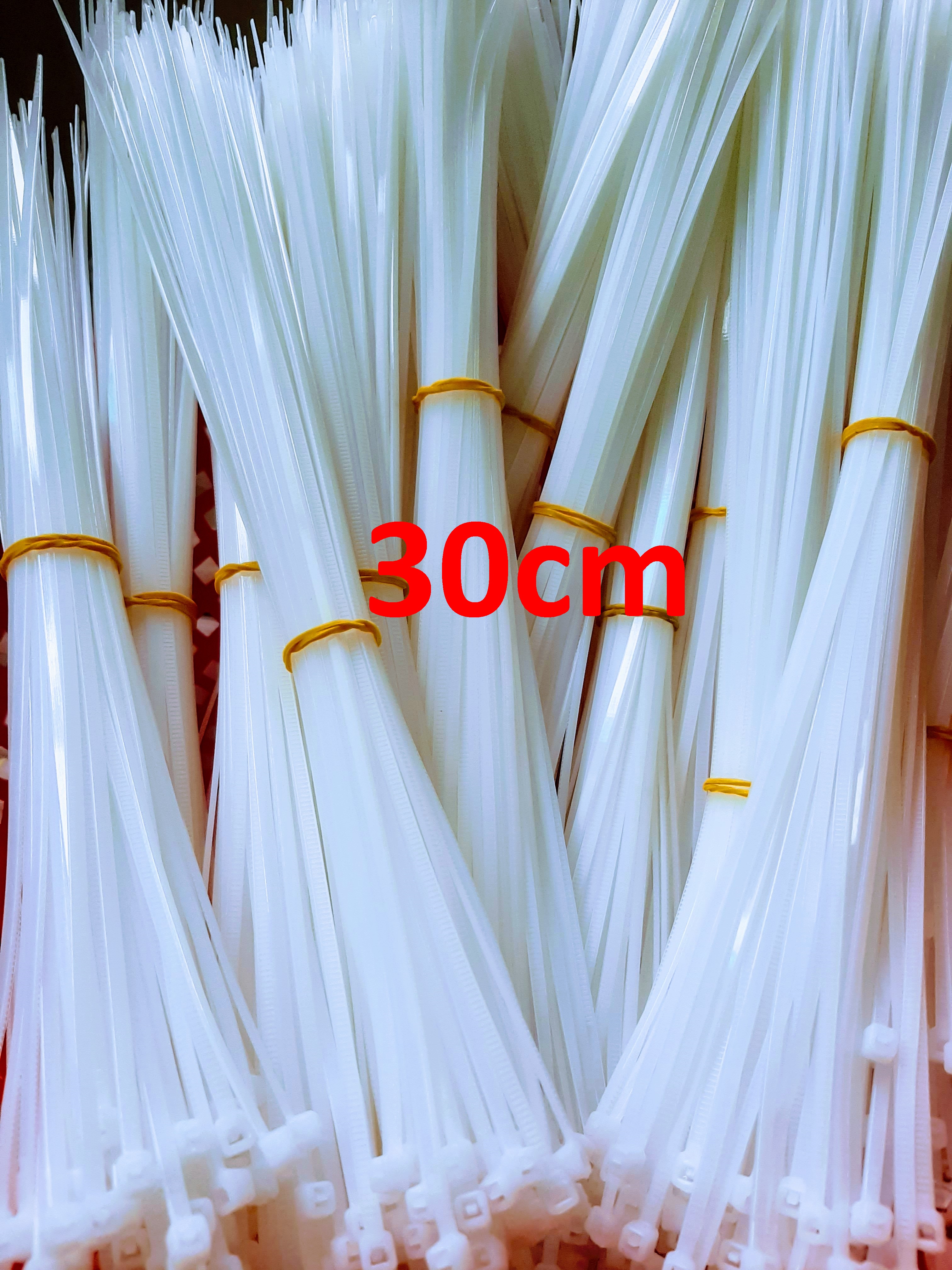 1 Kg Dây Rút Nhựa Thít Nhựa Kích Thước 30cm 3 Tấc Chất Liệu Nylon PA66 Cao Cấp