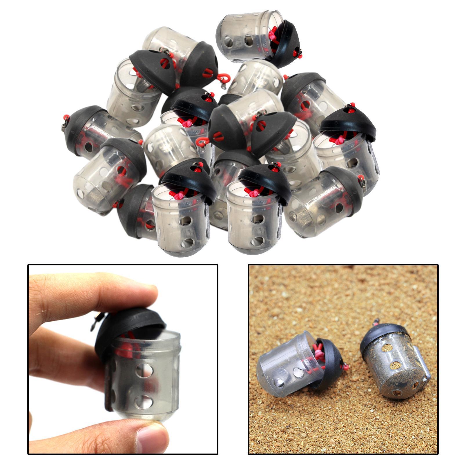 20x Fishing Feeder Holder Ground Cage Inline Method