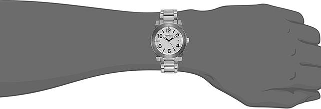 Đồng Hồ Nam Dây Thép Không Gỉ Caravelle 43B142 (44mm) - Bạc