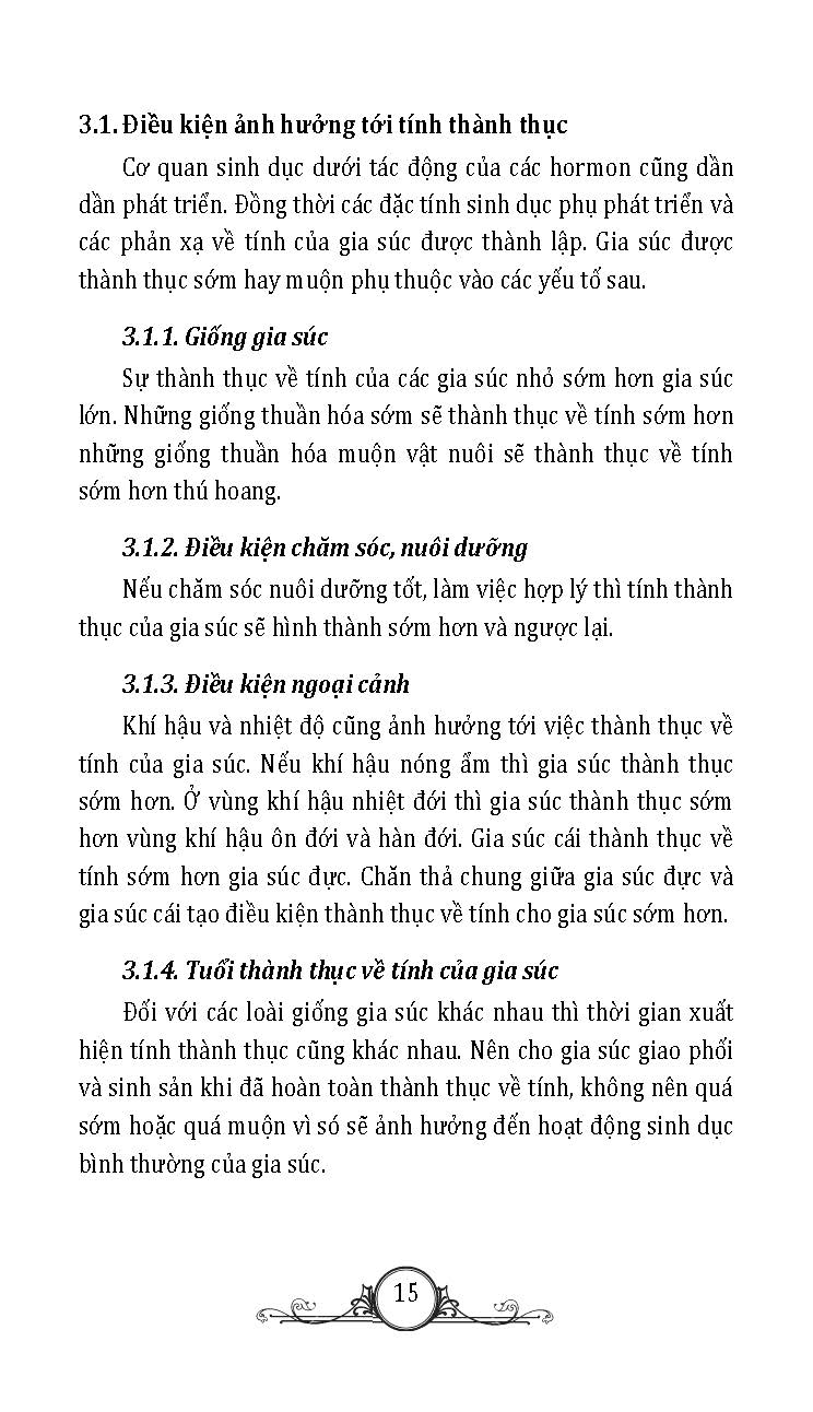 Nông Nghiệp Xanh, Sạch - Nâng Cao Khả Năng Sinh Sản Cho Đàn Gia Súc (Tái bản)