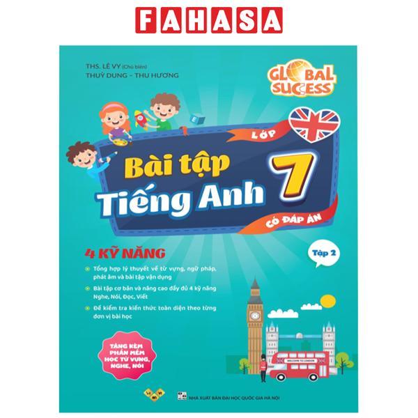 Sách - Global Success - Bài Tập Tiếng Anh 7 - Tập 2 (Có Đáp Án)