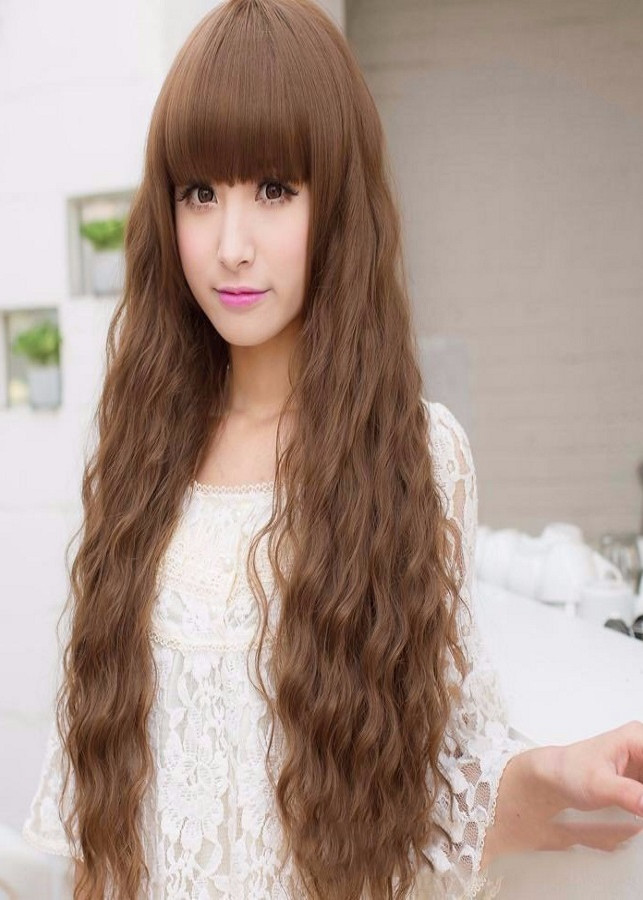 Tóc giả nữ gợn sóng ADODA - TG41