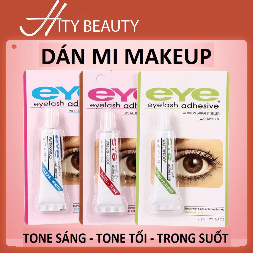 Keo dán mi giả Eyelash adhesive 7g - Makeup chuyên nghiệp, cá nhân, màu sáng, màu tối, trong suốt - Hity Beauty