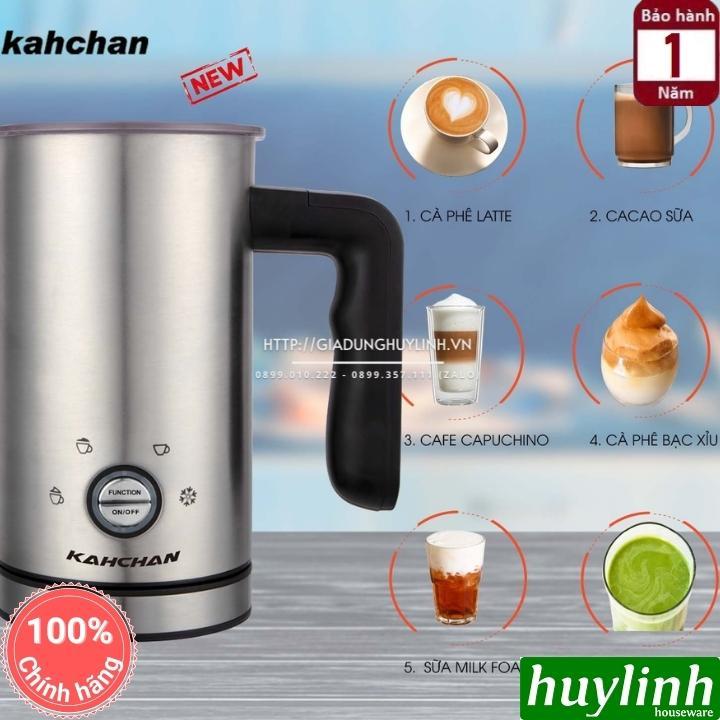 Máy đánh sữa tạo bọt pha cacao Kahchan EP2198 - 4 chức năng - 600ml - Hàng chính hãng