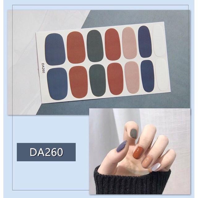 Set dán móng tay nails dán nghệ thuật nhiều màu - có ngay bộ móng đẹp trong 5 phút (Nail wraps / Nail stickers)