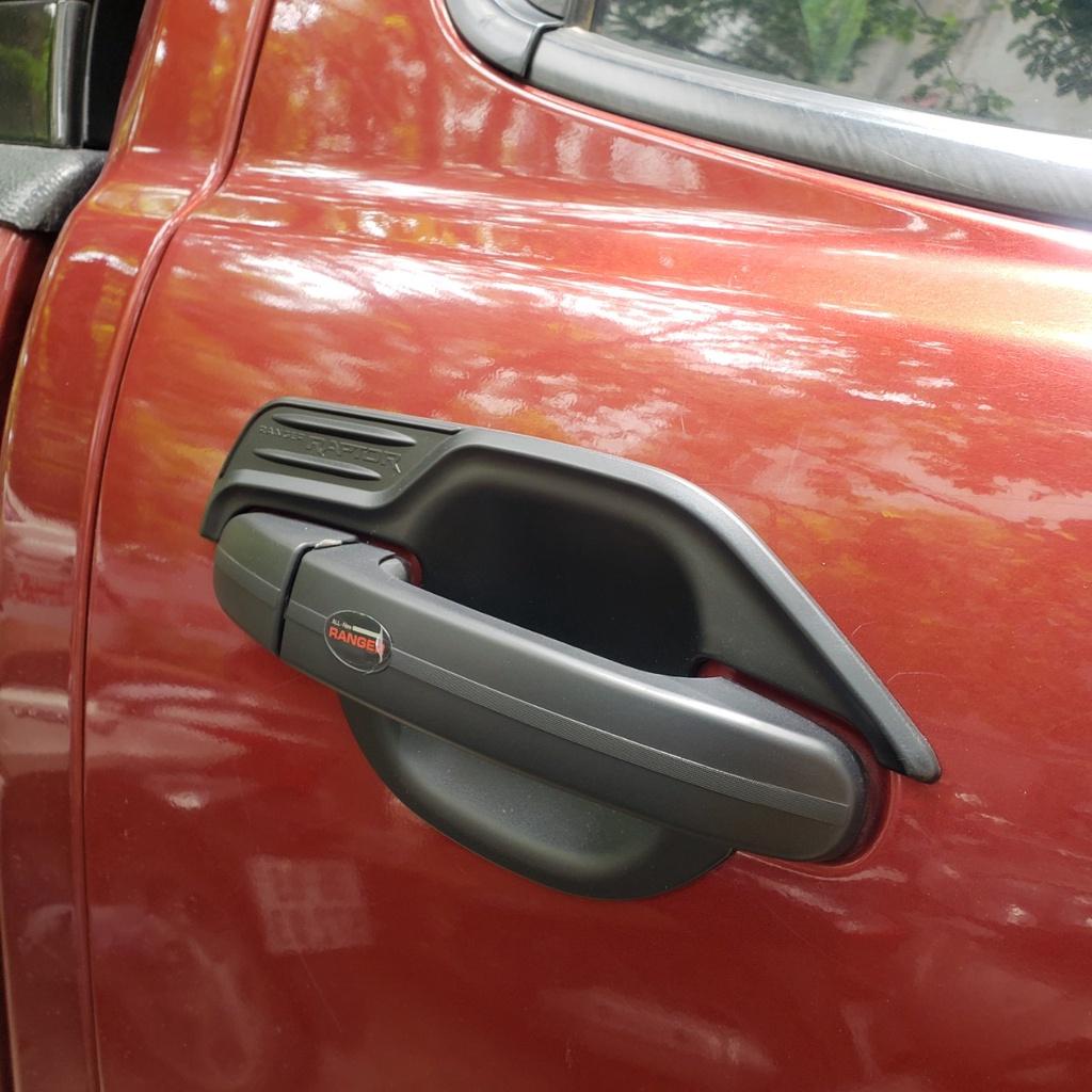 Bộ ốp tay nắm, ốp hõm cửa xe Ford Ranger