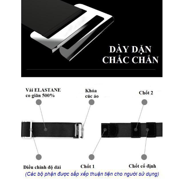 Bộ 2 thắt lưng giữ áo phong cách lịch lãm