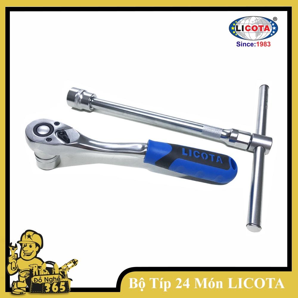 Bộ tuýp 24 món hệ mét cao cấp  Licota