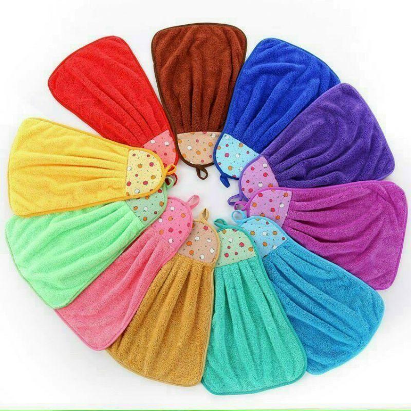 # Sỉ - lẻ - Giảm sâu# Khăn lau tay đa năng, lông mềm treo bếp nhiều màu - siêu dẻ, siêu sạch - ảnh thật loại 1