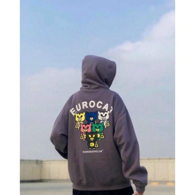 áO Khoác Nỉ Hooide Nam Nữ Unisex - Nỉ in hình 3d, Áo Hoodie Cặp Đôi Nam Nữ EUROCAT Cú Mèo HOT RẺ ĐẸP Hoodie Company Unisex - Nỉ Ngoại Kiểu Khoác Chống Nắng Couple