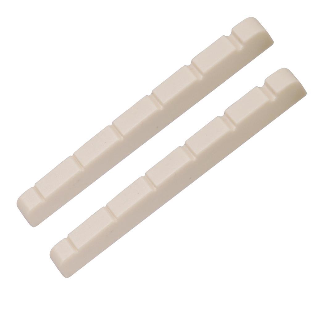 3x 2 Pack 6 String Electric Guitar Nut Slotted for ST TL Style Guitar Replacement