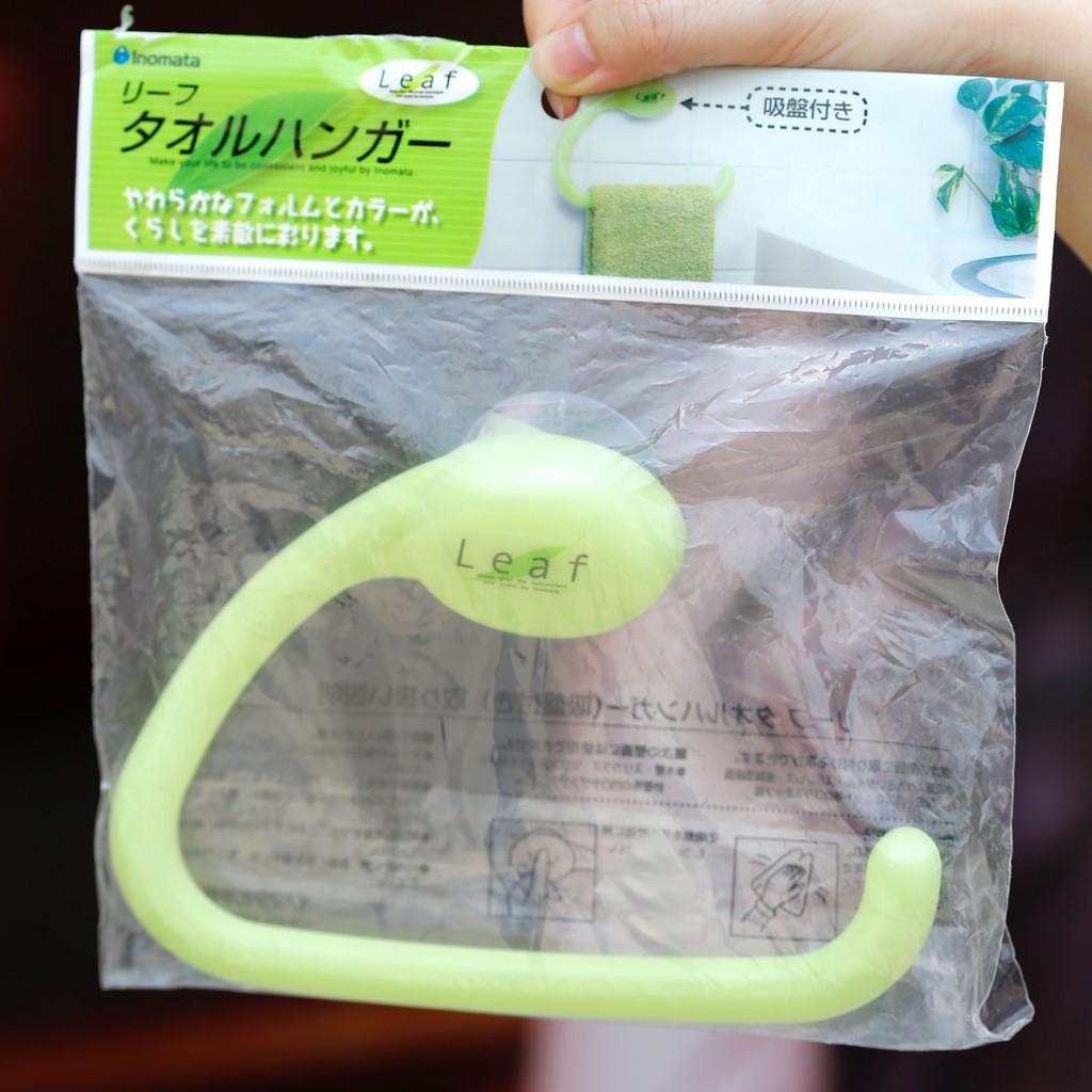 Móc treo khăn mặt hít tường Leaf No.2106 - Màu xanh lá cây