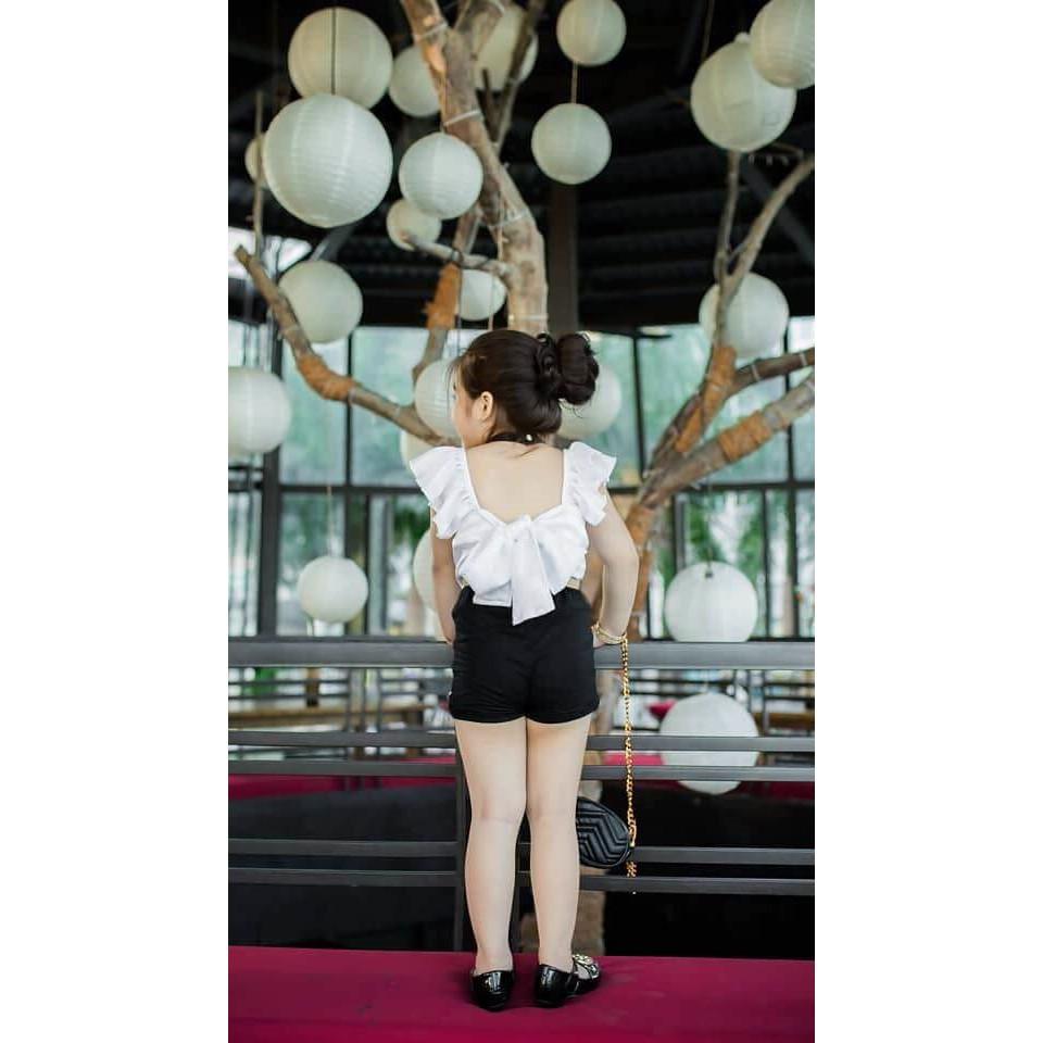 Bộ quần áo bé gái dạo phố, shopping sang chảnh, tặng kèm dây vòng cổ - Quần áo trẻ em - SockiMall.