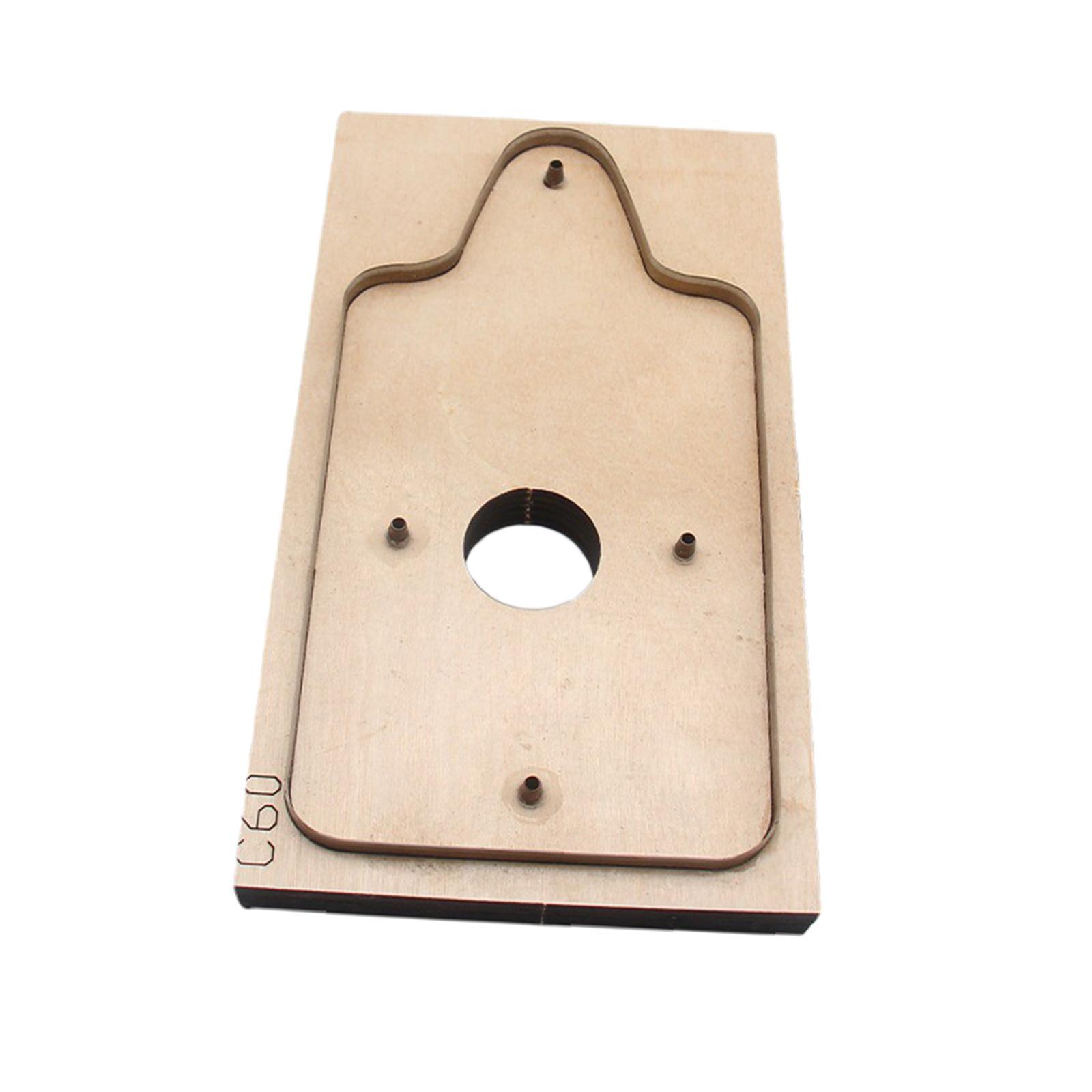 Leather Wallet Template Wallet Die Cutting  Wooden Folded Cardholder DIY Leather Wallet Making Die Leather Craft Card Bag Templates