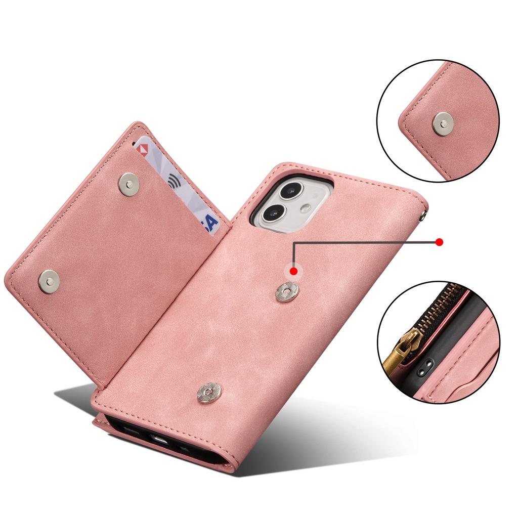 Ốp điện thoại da nắp gập có 9 ngăn đựng thẻ dành cho Samsung Galaxy A82 A72 A52 A12 A32 4G 5G A42 A22 5G