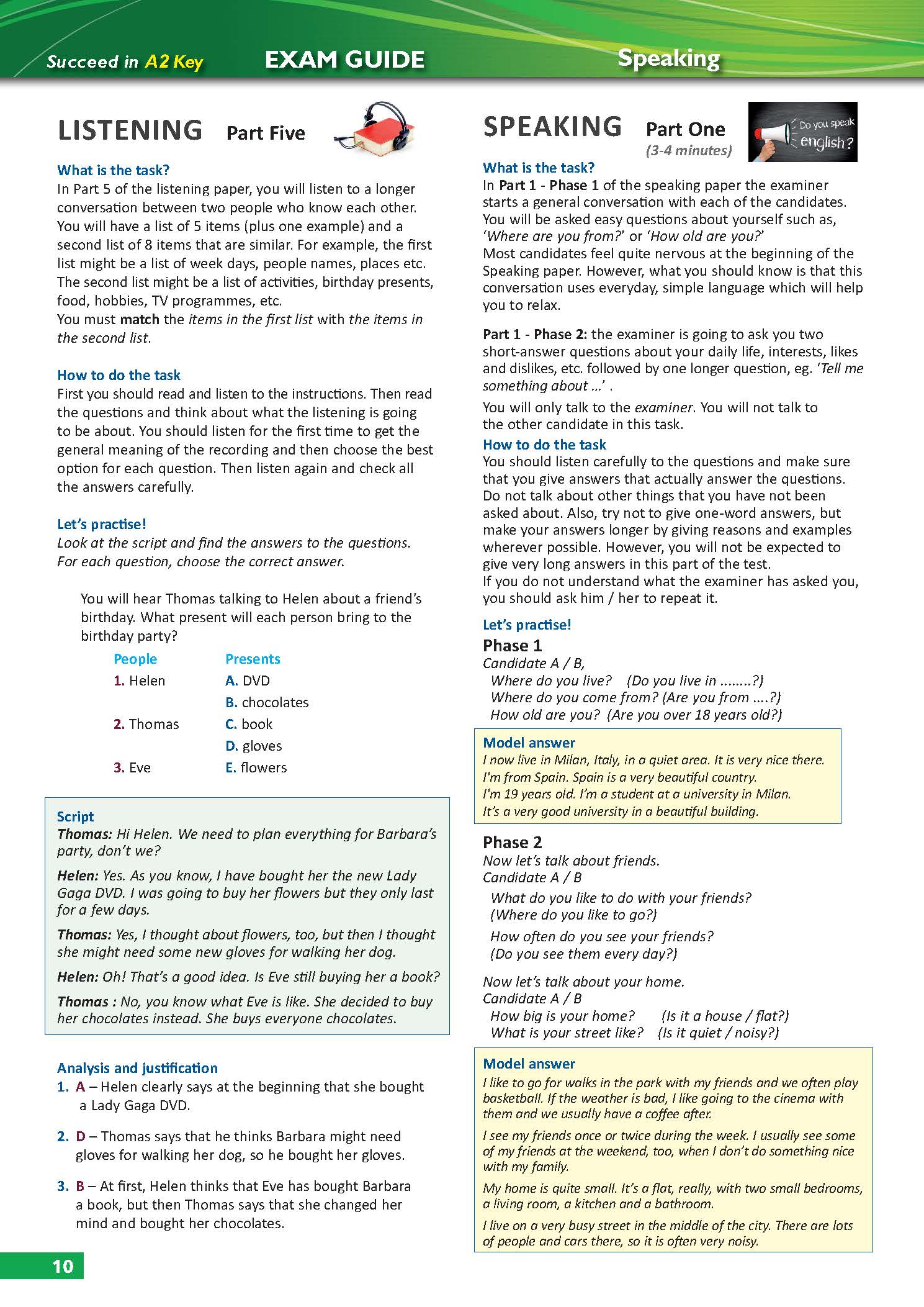 A2 Key 1 with 6 Complete Practice Tests - New Format 2020