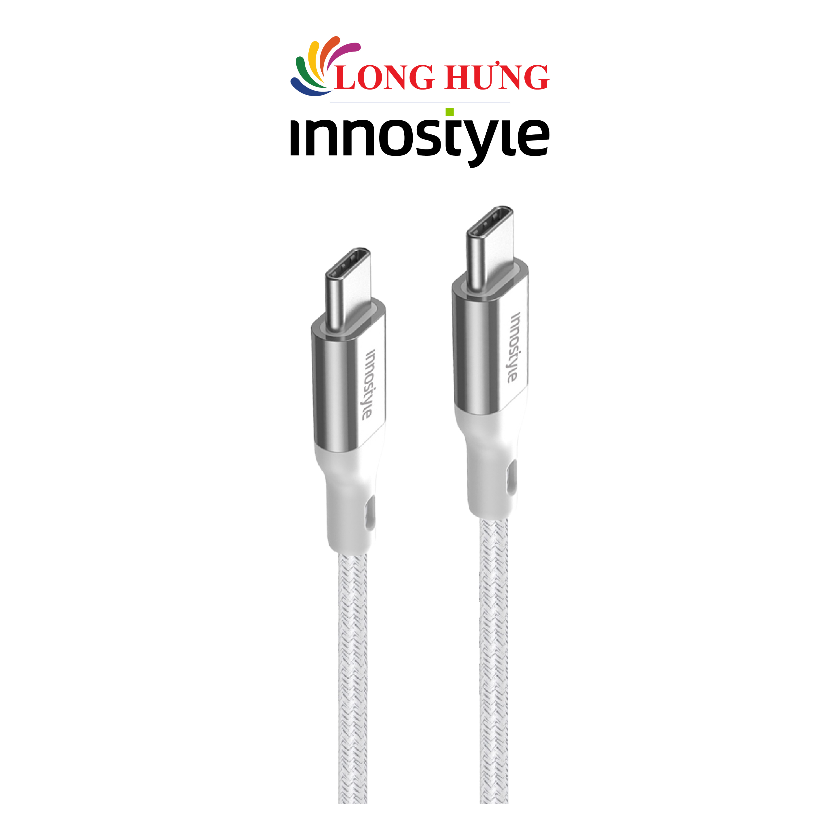 Cáp Innostyle PowerFlex Type-C to Type-C Cable 1.5m ICC150AL - Hàng chính hãng