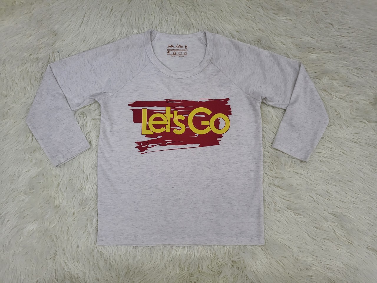 ÁO T-SHIRT UNISEX TAY DÀI XÁM LETGO