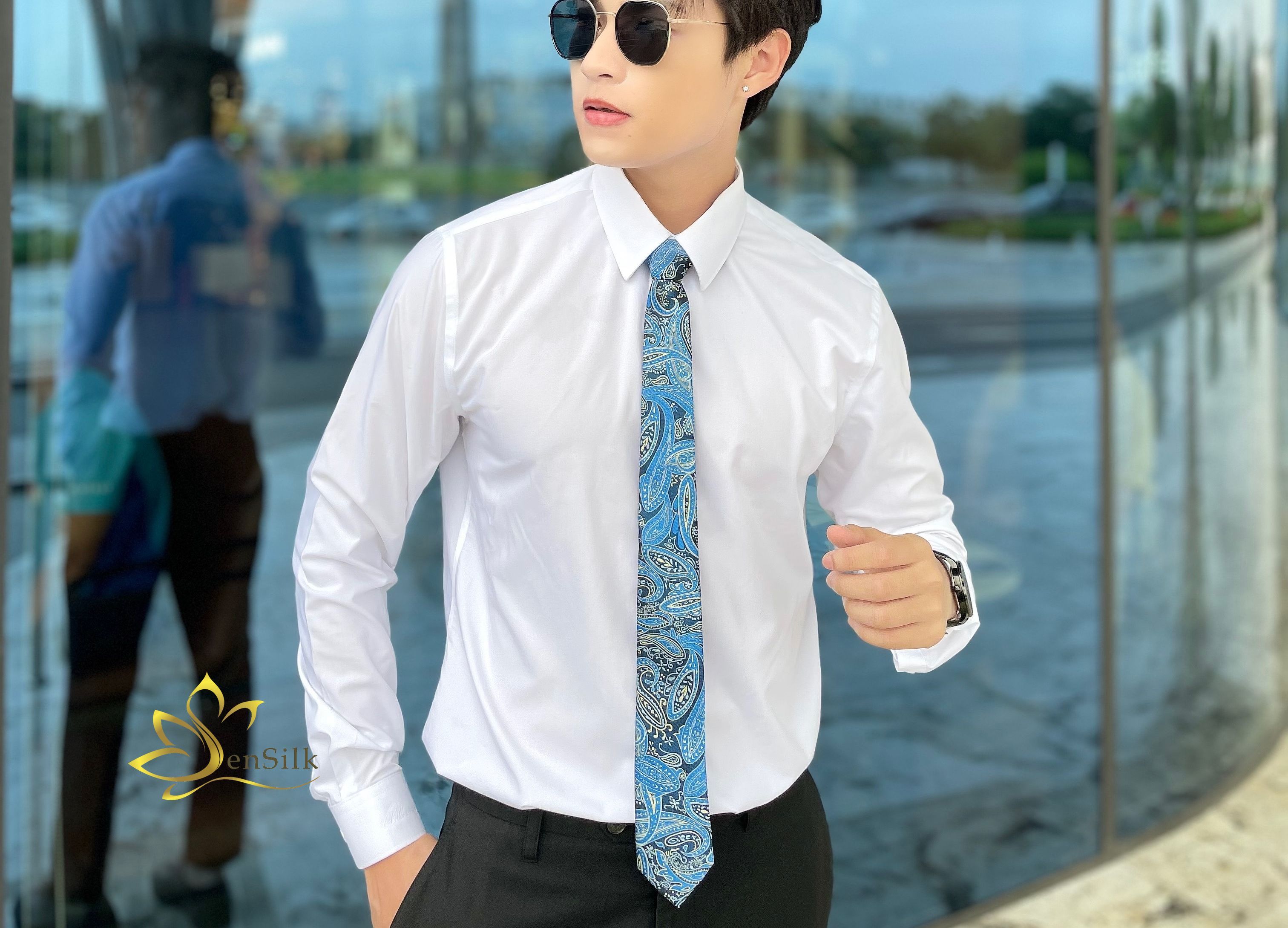 Cà Vạt Nam Cao Cấp SenSilk CAVATS10 – Vietnam Silk Tie