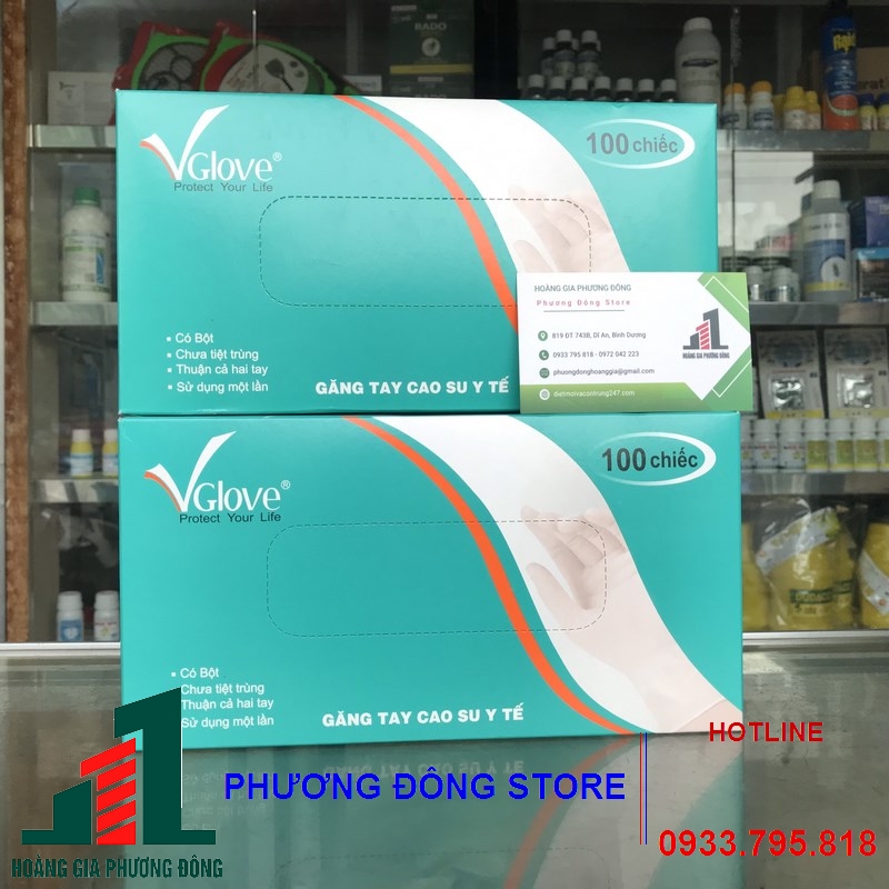 Găng tay y tế có bột V glove