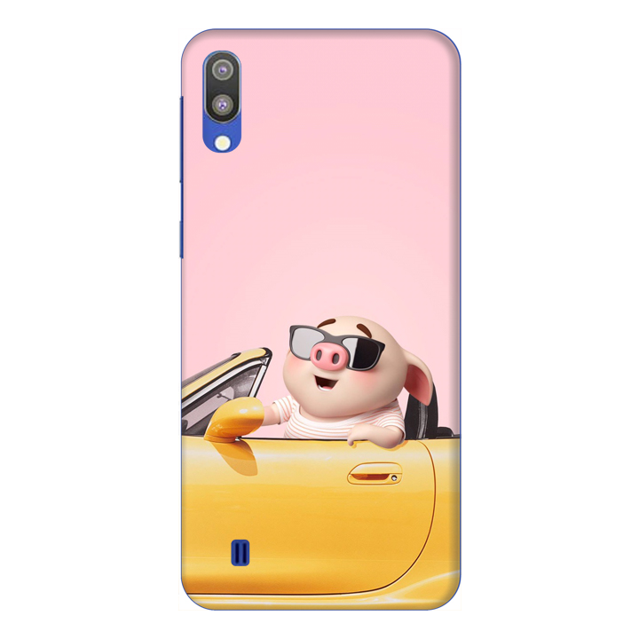 Ốp lưng dành cho điện thoại Samsung Galaxy M10 hình Heo Con Lái Xe - Hàng chính hãng