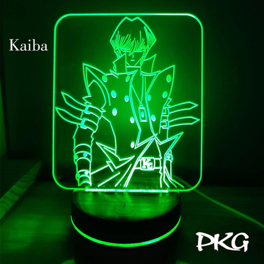 Đèn Ngủ Led 3D KAIBA nhân vật Anime phát sáng 16 màu cảm ứng có điều khiển từ xa